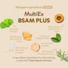 A marketing image showcasing various plant-based ingredients with their names, related to a skincare product. Produktbild-Vorschau