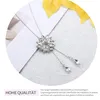6 Stück Lange Kette Damen, Modeschmuck Anhänger Halsketten Produktbild-Vorschau 2