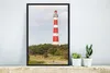 MuchoWow® MuchoWow® Gerahmtes Poster Insel - Leuchtturm - Produktbild-Vorschau 5