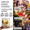 Kleiner Glücksbringer | echtes vierblättriges Kleeblatt im Produktbild-Vorschau 4