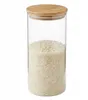 Słoik do przechowywania JGS 900 ml z bambusową pokrywką – Podgląd zdjęcia produktu 4