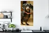 MuchoWow® Poster Porträt eines schwarzen Dackels 60x120 cm Produktbild-Vorschau 3