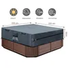 Climecare Abdeckung Whirlpools, Quadrat Allwetter Garten Produktbild-Vorschau 2
