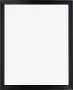 A black picture frame with a white background. Produktbild-Vorschau