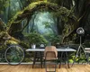 Fototapete 3D Effekt Wald Natur - 350x250 cm - inklusive Produktbild-Vorschau 2