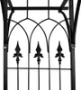 vidaXL Arco di rose in metallo Arco da giardino Aiuto per Anteprima dell’immagine prodotto 4