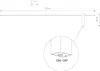 NOWODVORSKI KINKIET MOTIVE LED Wandlamp, zwart Productafbeelding-voorbeeld 3