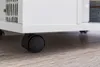 FineBuy Regal Weiß 60x35x75 cm Regalwagen mit Rollen Holz Produktbild-Vorschau 6