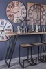 Hocker Blocks 36 x 32 x 47 cm Fichte Stahl Natur Schwarz Produktbild-Vorschau 8