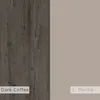 A split image showing two different finishes or colors of a product, likely wood or laminate. Produktbild-Vorschau