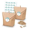 itenga SET 24x Geschenktüten + Klammern Danke / Baby auf Produktbild-Vorschau 1