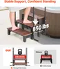 Pooltreppe - 3-stufige Außentreppe - 64 cm Breite - 250 kg Produktbild-Vorschau 2
