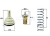 Thermostat, Kühlmittel MAHLE TX 25 87D Voir les images du produit 9
