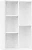 vidaXL Bücherregal/Sideboard Weiß 50x25x80 cm Holzwerkstoff Produktbild-Vorschau 1