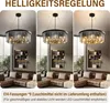 RRBEST Luxus Kristall Kronleuchter Moderne Pendelleuchter, Produktbild-Vorschau 6