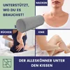 Nackenrolle mit Bezug - Kissenrolle - VERGLEICHSSIEGER  - Produktbild-Vorschau 3