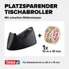 tesa Tischabroller Curve schwarz + 1x Tesafilm Rolle 19 mm Produktbild-Vorschau 8