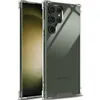 A clear protective case for a smartphone is shown against a white background. Produktbild-Vorschau
