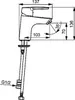 Hansa Waschtisch-Einhandmischer HansApolo 500 x 146 mit Produktbild-Vorschau 2