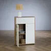Kommode Sideboard Schrank TOMMY in Sonoma Eiche / weiß, Produktbild-Vorschau 3