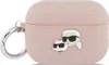 Kryt AirPods Pro 3 Karl Lagerfeld plastový ružový logo Náhľad obrázku produktu 1