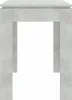 vidaXL Tavolo da pranzo grigio cemento 120x60x76 cm Anteprima dell’immagine prodotto 10