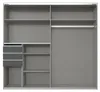 Schwebetürenschrank Saigon mit Schubladen 225x64x208cm Produktbild-Vorschau 3