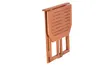 A folded wooden table shown against a white background. Produktbild-Vorschau