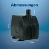 Wasserpumpe 230 V – 950 L/H | nur 14 Watt | 10m Kabel | 180 Produktbild-Vorschau 4