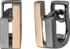 AMS 9573 Wanduhr Quarz analog grau eckig quadratisch mit Produktbild-Vorschau 2