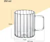 Kaffee- und Teebecher 250 ml Glas Gummimuster 6 Stück Produktbild-Vorschau 11