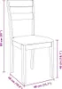 vidaXL Chaises de salle à manger avec coussins 2 pcs. Voir les images du produit 8