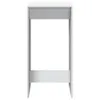 vidaXL Table de bar blanc 51x50x103,5 cm Bois composite Voir les images du produit 4