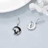 Hängende Mond Ohrringe Sterling Silber 925 Keltischer Produktbild-Vorschau 4