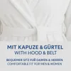 Betz Bademantel Frottee mit Kapuze  TEDDY Farbe - weiß für Produktbild-Vorschau 3