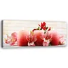 Leinwandbild Blumen Zen-Kerzen Rote 150x50 Feeby Rosa bild Produktbild-Vorschau 1