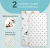 Spannbettlaken Kinderwagen stubenwagen für Babybett 3er Produktbild-Vorschau 3