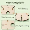 Kumihimo-vlechtplaten set, 30 stuks, voor het maken van Productafbeelding-voorbeeld 3