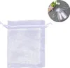 100 Stück durchsichtige Schmuckbeutel mit Kordelzug, ideal Produktbild-Vorschau 2
