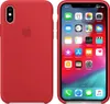 Apple iPhone XS étui silicone blanc, Couleur:Rouge Voir les images du produit 5