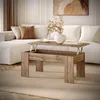 Ausklappbarer Couchtisch APERTO Eiche Wotan Produktbild-Vorschau 1