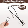 20 Gummiseile, 10 cm lange elastische Haken, Produktbild-Vorschau 2