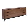 Miliboo - Sideboard im Vintage-Stil aus dunklem Produktbild-Vorschau 3