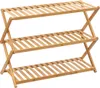 Úzký botník, bambusový, 70,5 x 28,5 x 52,5 cm Náhled obrázku produktu 1