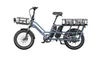 20 Zoll Elektrofahrrad mit Kindersitze Vorderkorb E Bike Produktbild-Vorschau 2