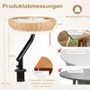 COSTWAY – legowisko dla kota na biurko, legowisko na biurko Podgląd zdjęcia produktu 2