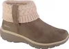 A single brown boot with a beige knitted cuff is shown against a white background. Produktbild-Vorschau