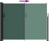 vidaXL Výsuvná bočná markíza Tmavo zelená 170x300 cm Náhľad obrázku produktu 5