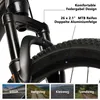VELORS Mountainbike 26 Zoll Fahrrad für Herren Damen Produktbild-Vorschau 5