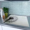 Spritzschutz Herdabdeckplatte Schneidebrett aus Glas Produktbild-Vorschau 2
